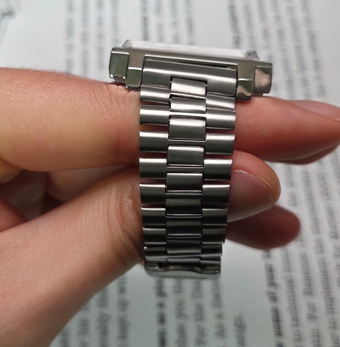 빈티지 세이코 액투스SS 순정 화이트실버 한자 데이데이트 오토매틱 상품이미지6