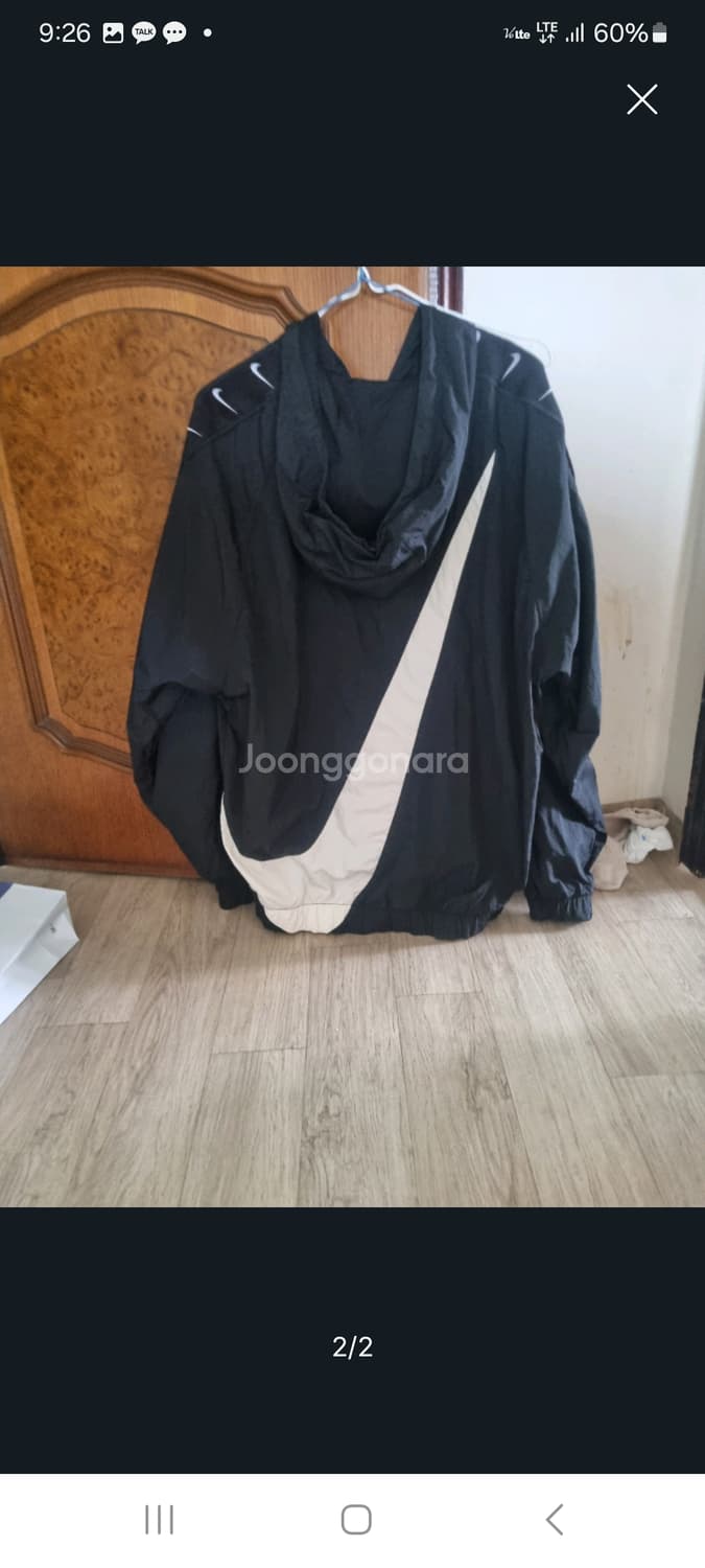 나이키아노락바람막이모음.     M/XL 상품이미지2