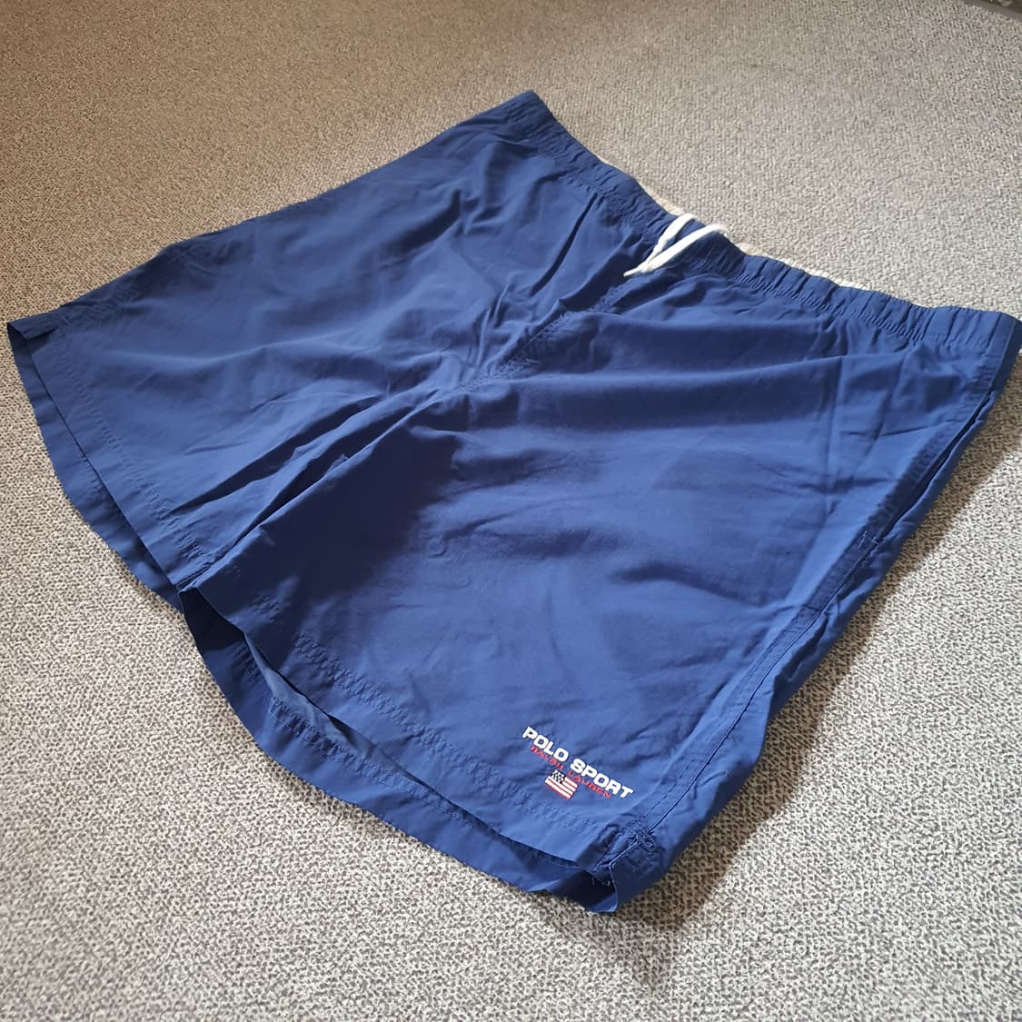 90s 폴로 스포츠 네이비색 스윔 쇼츠 상품이미지2