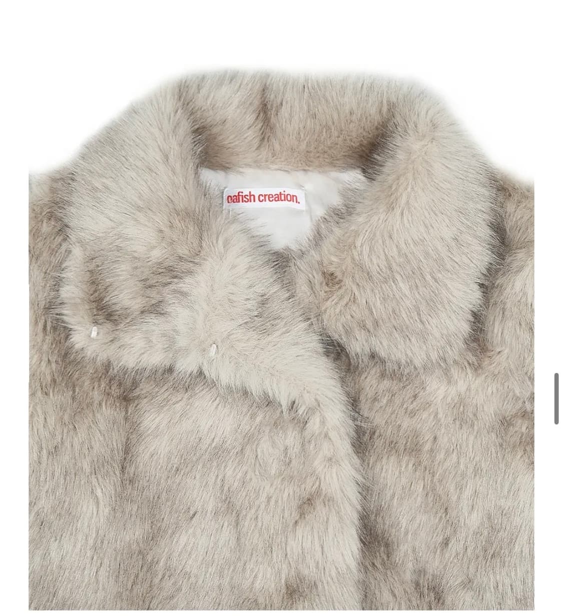 오피쉬 플러쉬 믹스 퍼자켓(라이트 그레이) oafish 상품이미지3