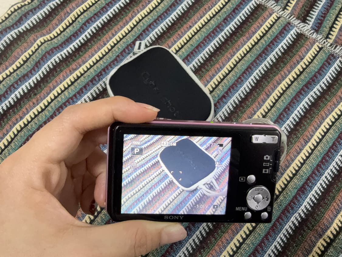 작례O) 소니 사이버샷 DSC-w350 핑크 상품이미지3