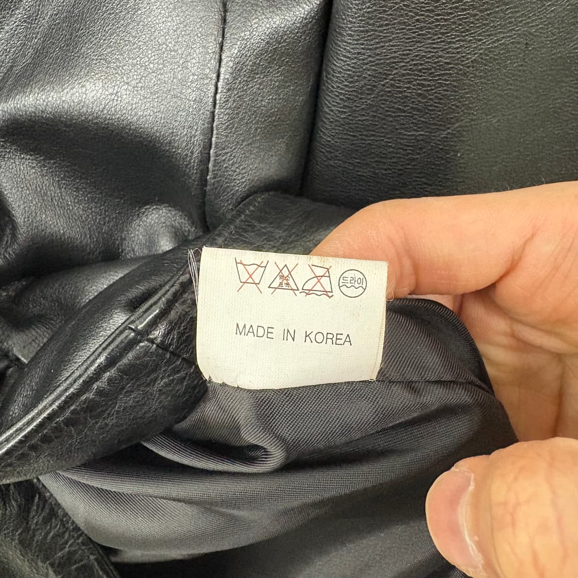 빈티지 리얼레더 소가죽 블랙 가죽자켓 L 상품이미지8