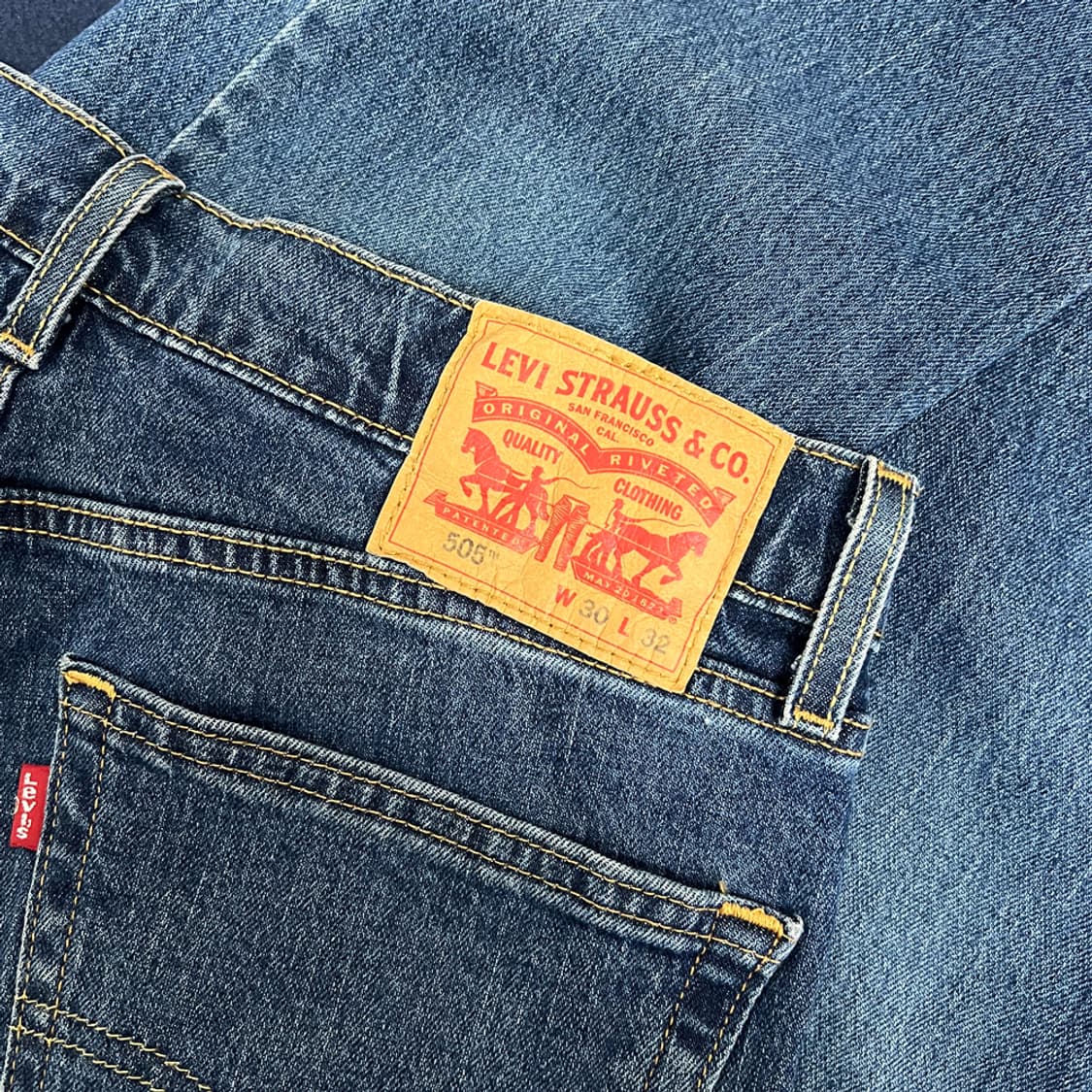 리바이스 505 데님 팬츠 청바지 30 상품이미지4