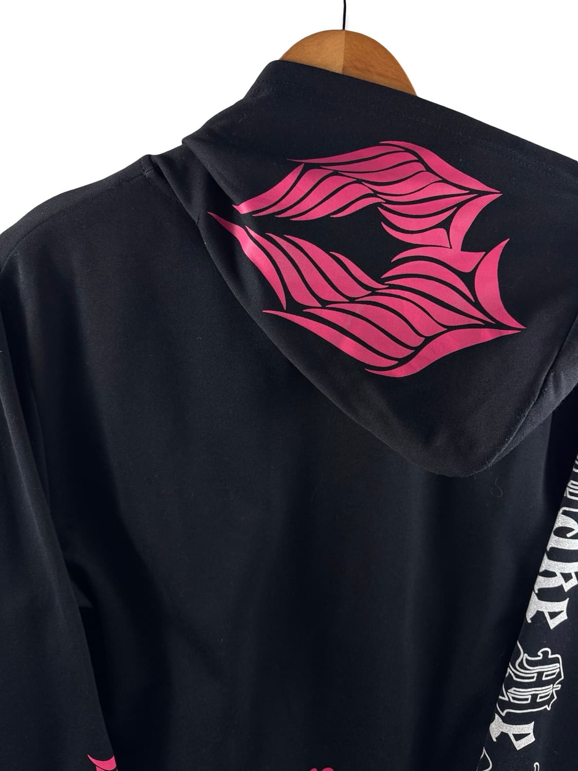 JPN Y2K 펑크 갸루 레터링 글리터 후드집업3067 상품이미지5