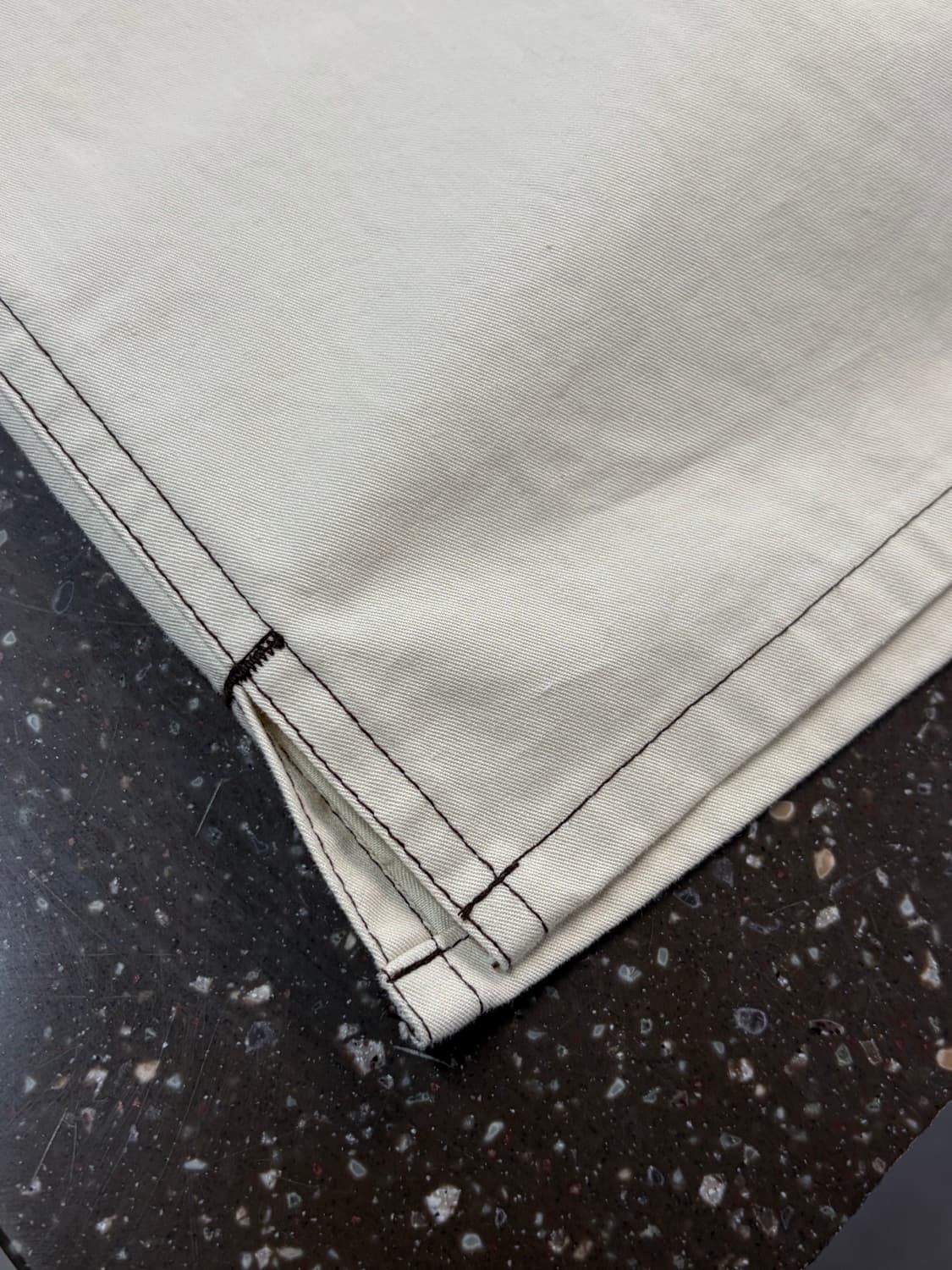 ADLV 아크메드라비 오버핏 자수 셔츠 아이보리 상품이미지6