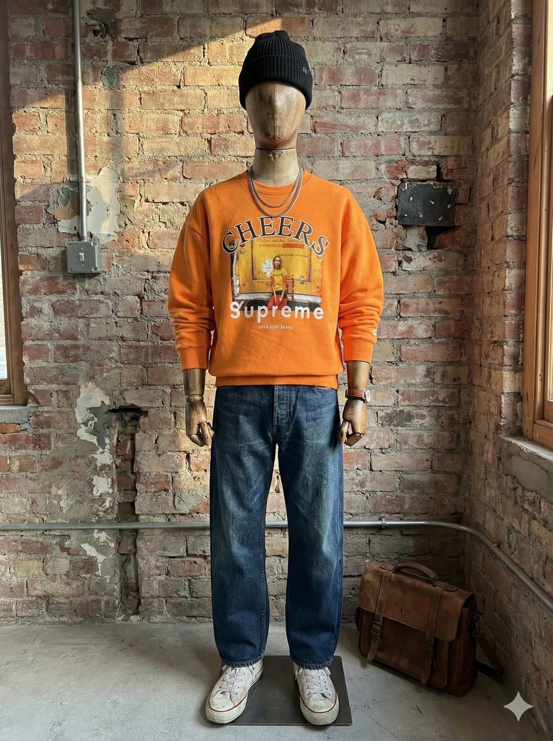 Vintage Supreme 'Cheers' Sweatshirt 상품이미지3