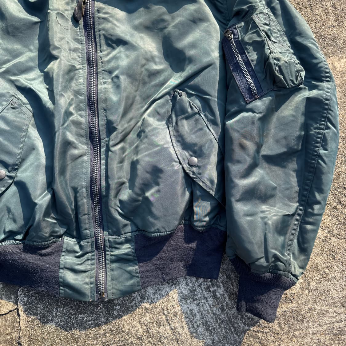 [L] 90s Greenbrier MA-1 항공 점퍼 상품이미지5