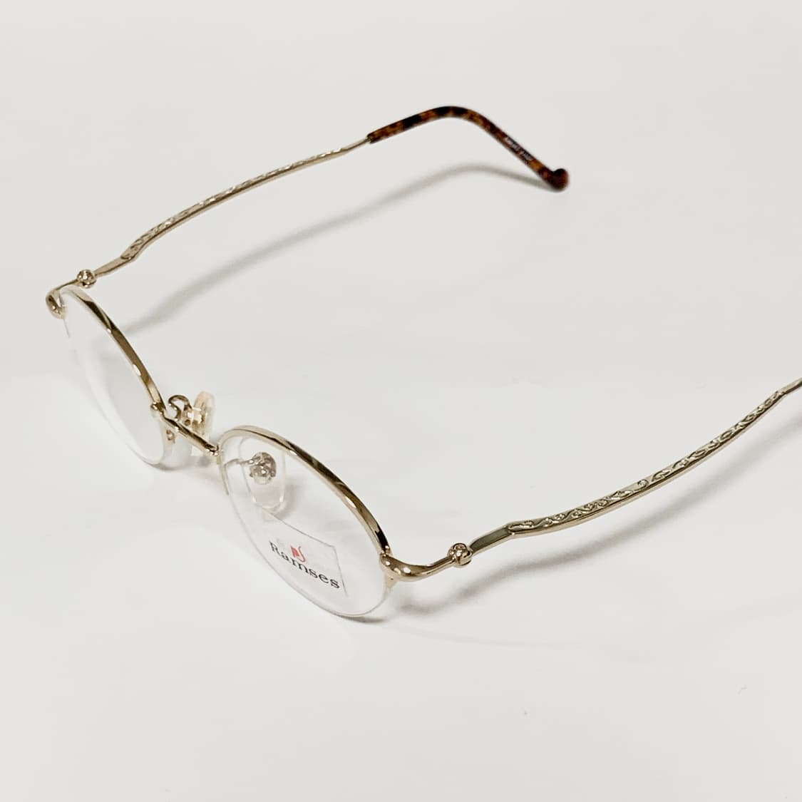 989 데드스탁 빈티지 메탈 안경테 라운드 골드 스몰사이즈 픽키 상품이미지3