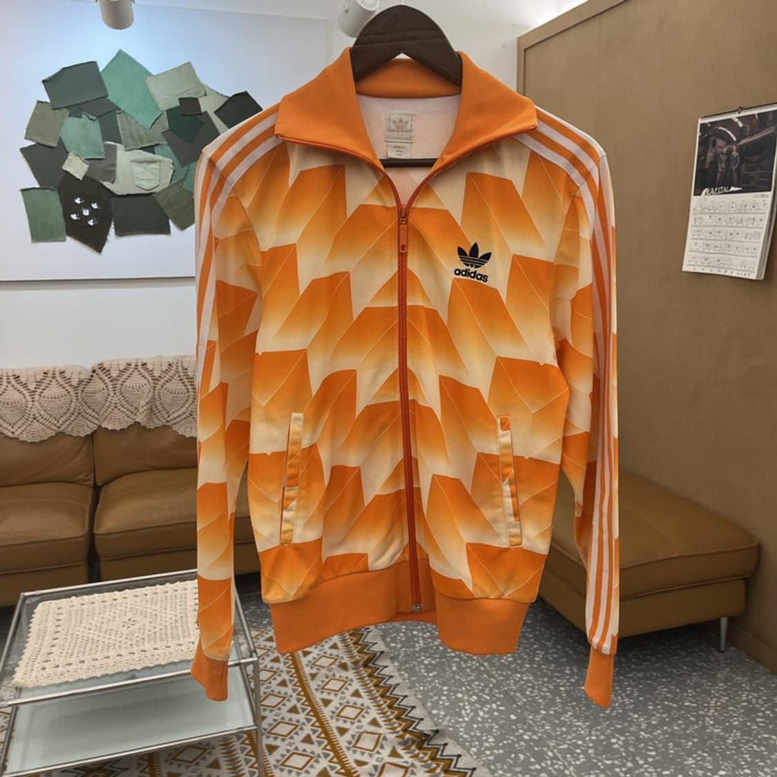 아디다스 레트로 00s 네덜란드 축구 오렌지 져지 집업 90 C10691 상품이미지2