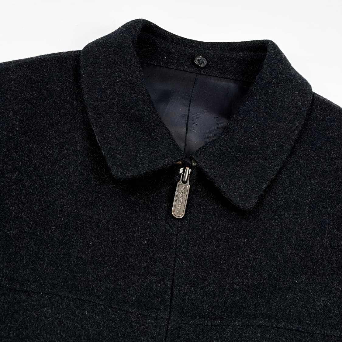 (내피x) 90s YSL 입생로랑 올드 아카이브 하프 울 코트 L 상품이미지3