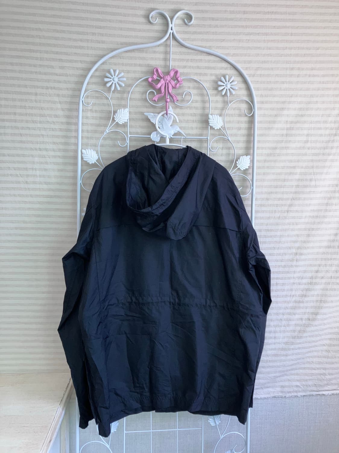 빈티지 블랙 포켓 바람막이 y2k 스트릿 갸루 펑키 일본빈티지 상품이미지2