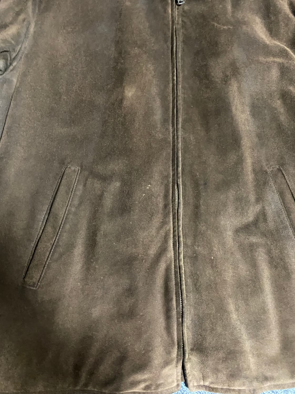 옷정리중. 폴로 스웨이드 어드저스트 자켓 급처 상품이미지9