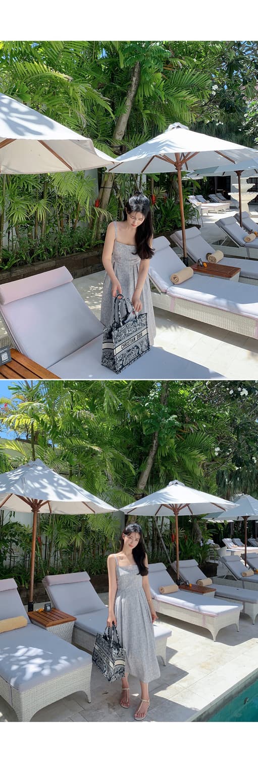 베니토 세이렌 여리패턴 스모크 원피스 
새상품 사이즈M 상품이미지6