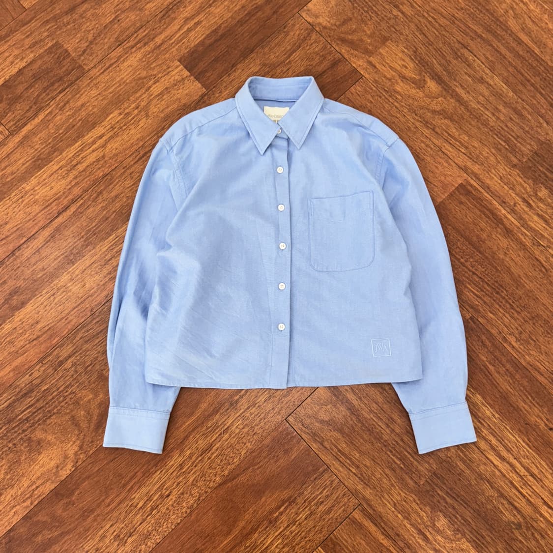 여성용 S 유니클로 x JW앤더슨 크롭 남방 셔츠  상품이미지1