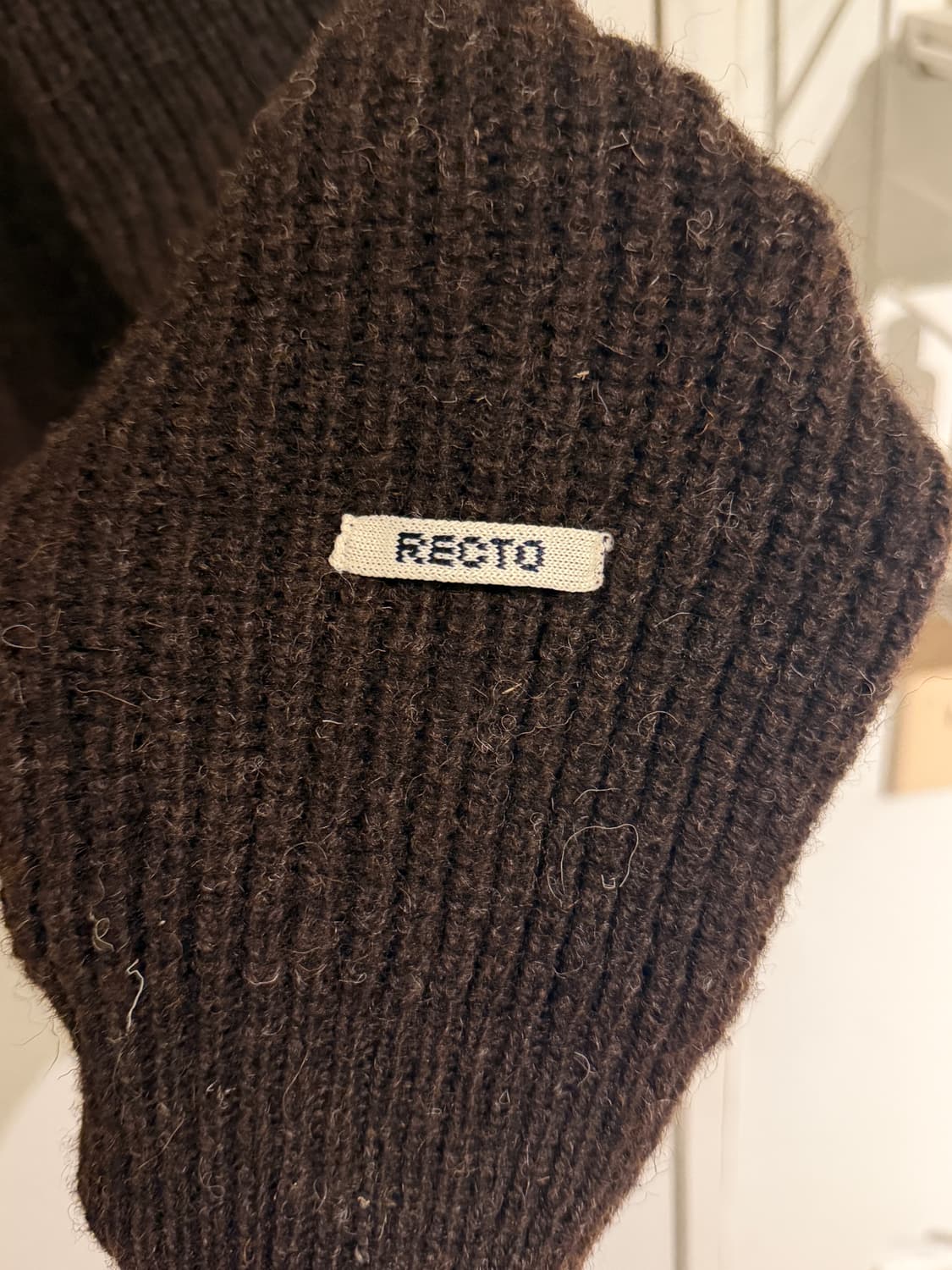 렉토 셔틀랜드울 니트 M 상품이미지5