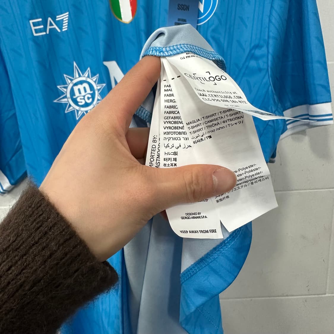 SSC 나폴리 데브라이너 유니폼 상품이미지5