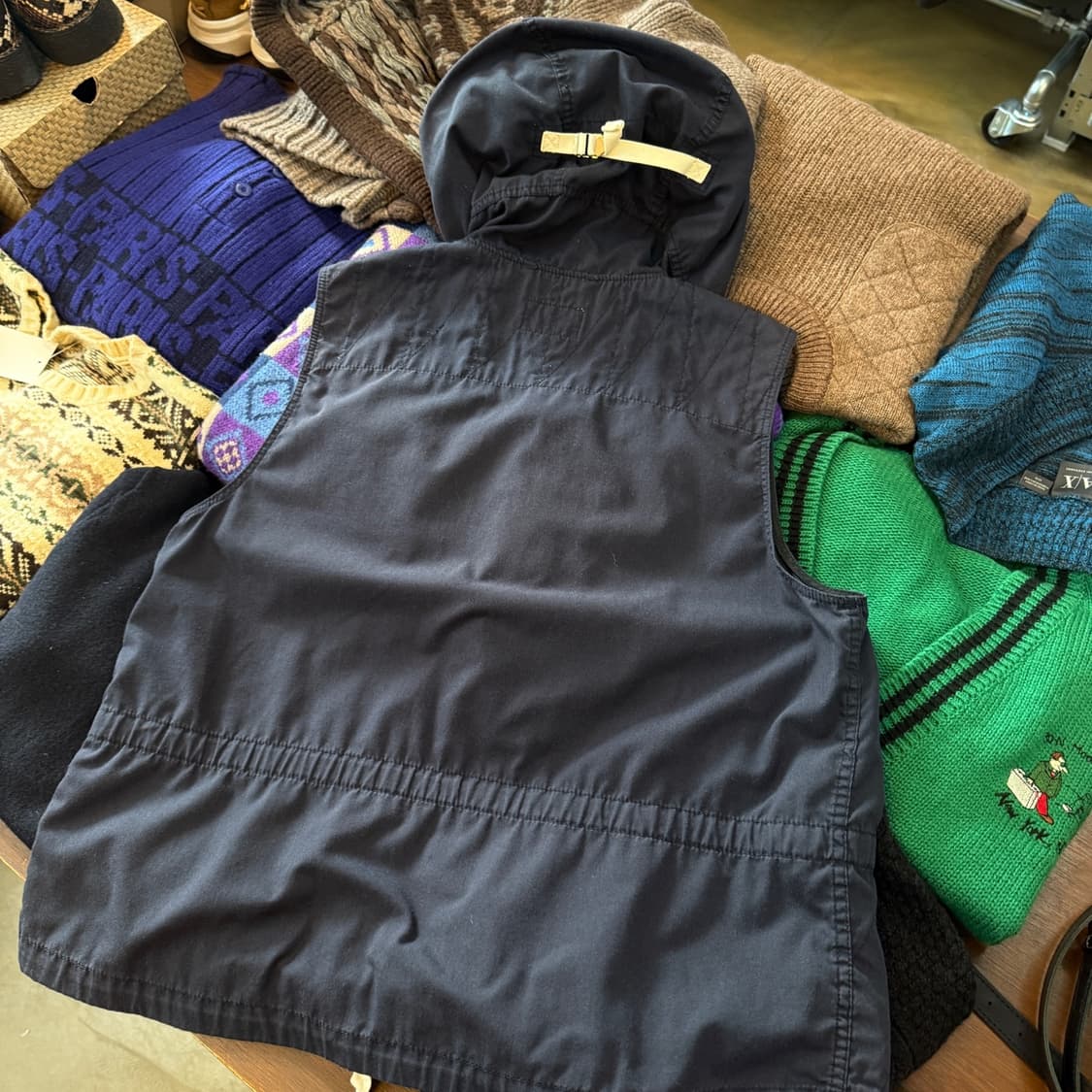 엔지니어드 가먼츠 엔가 다크 네이비 필드 베스트 상품이미지5