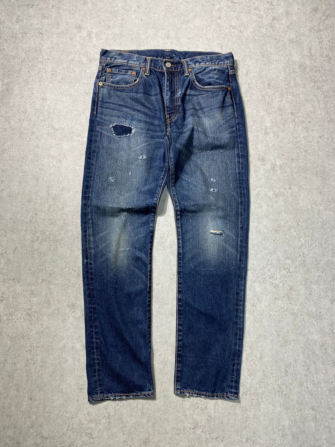 [32] Levi's 505 리바이스 사시코 리페어 데님팬츠 상품이미지2