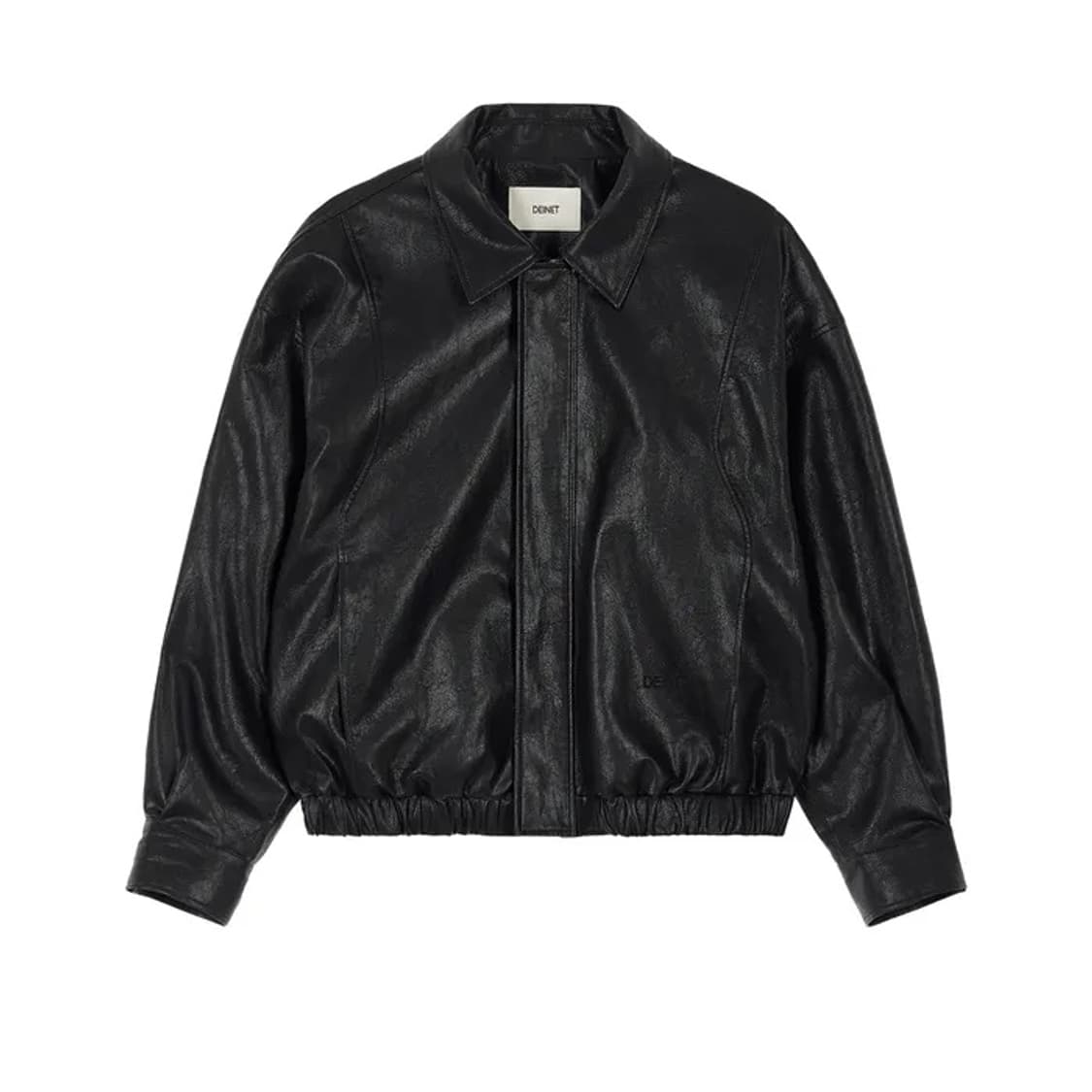 다이닛 에코 레더 봄버 밴딩 점퍼 상품이미지2