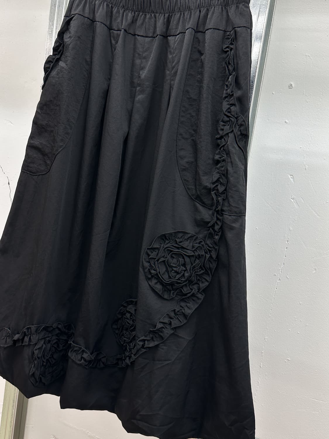 flower applique skirt 상품이미지2