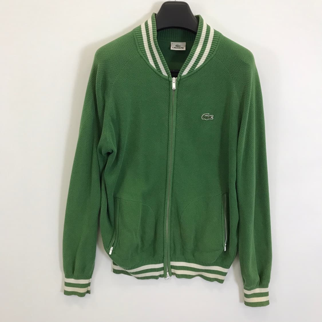 라코스테 투웨이 그린 니트집업 [4사이즈] 상품이미지1