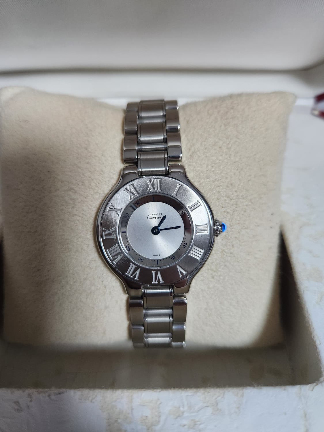 까르띠에 머스트 21 (21c or 21세기) 스틸 쿼츠 28mm 상품이미지2
