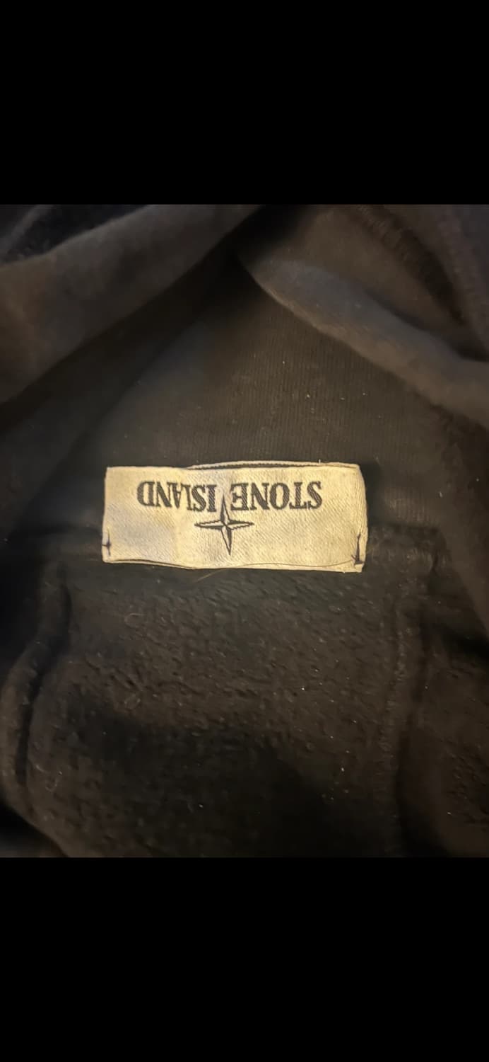 스톤아일랜드 블랙 후드티 정품 상품이미지2