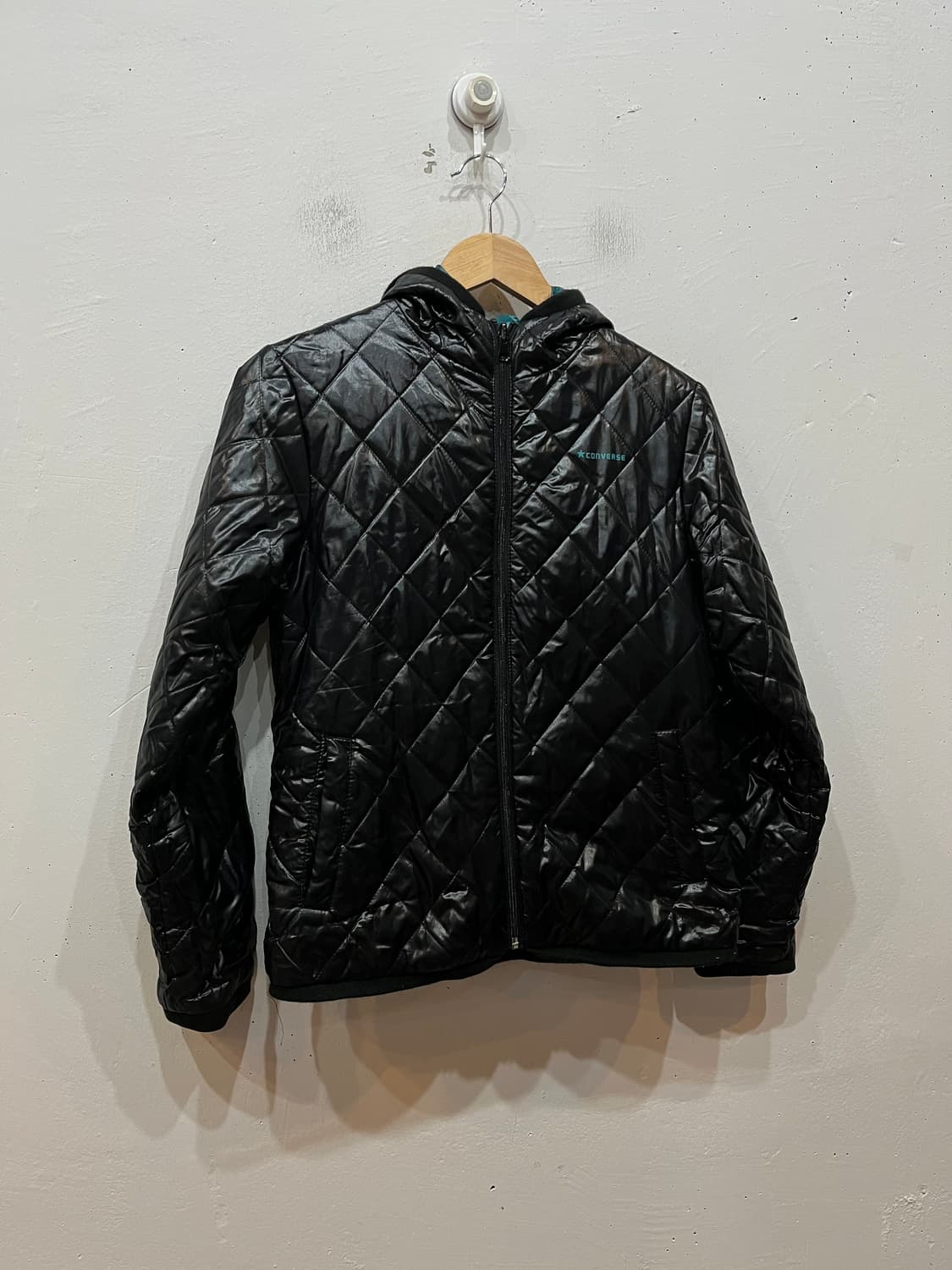 컨버스 재팬 리버시블 퀼팅 경량 패딩 상품이미지1