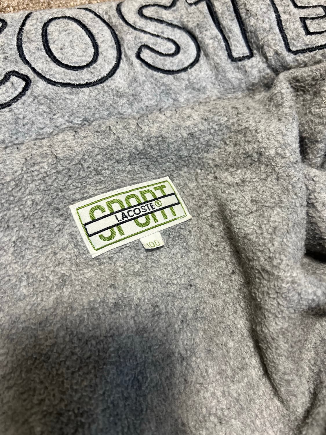 라코스테 올드스쿨 블랙 자켓 100 상품이미지6