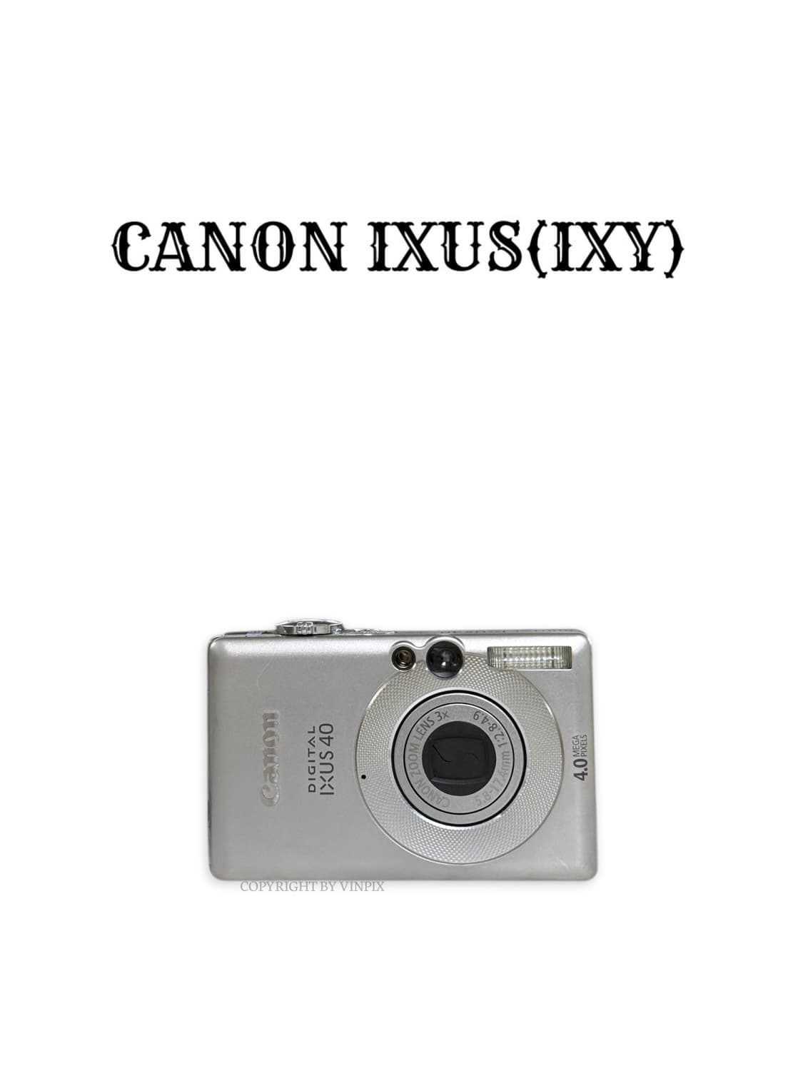 캐논 익서스 40(Canon ixus 40) 빈티지 디지털 카메라 디카 상품이미지1