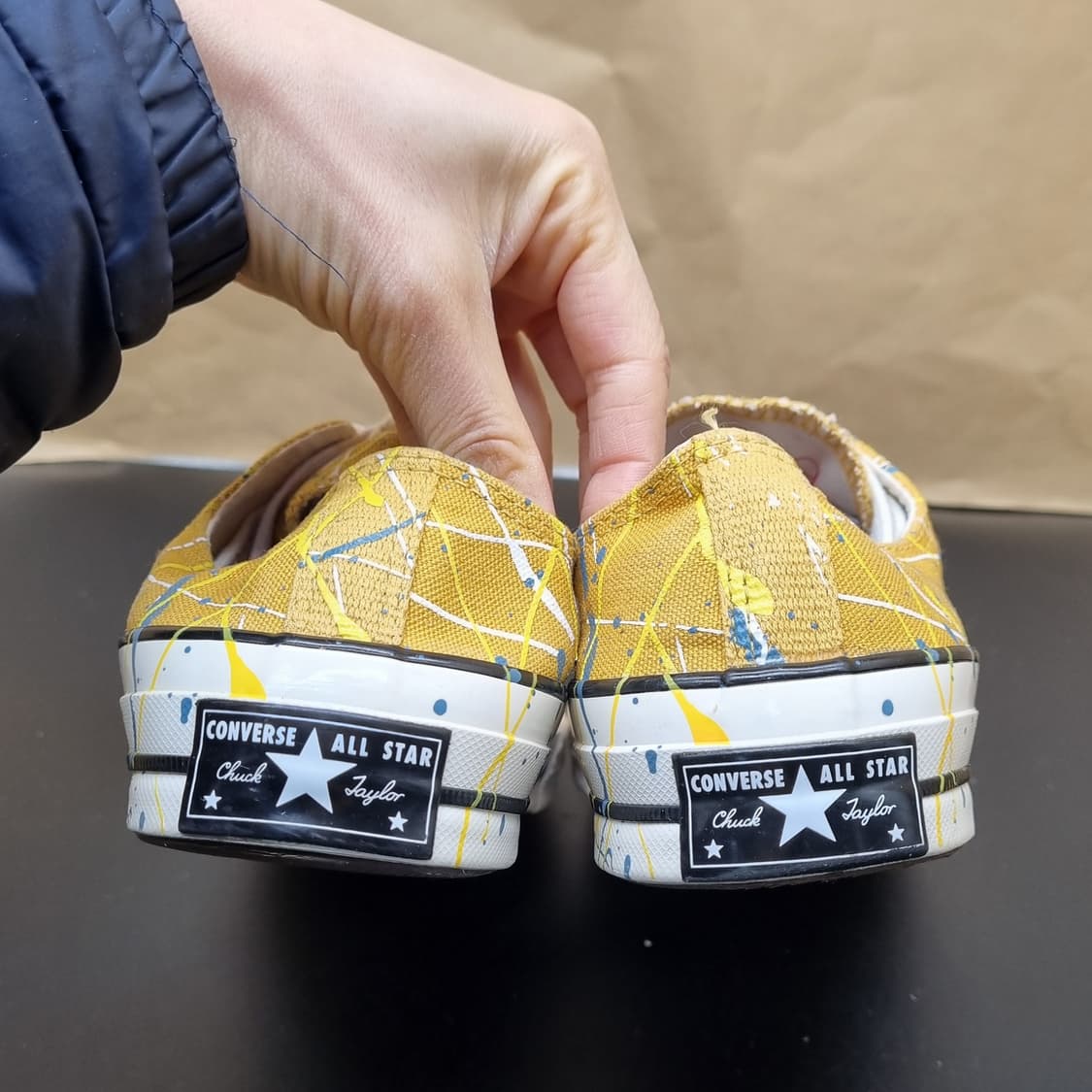 컨버스 척70 로우 페인트 선플라워 250 상품이미지4