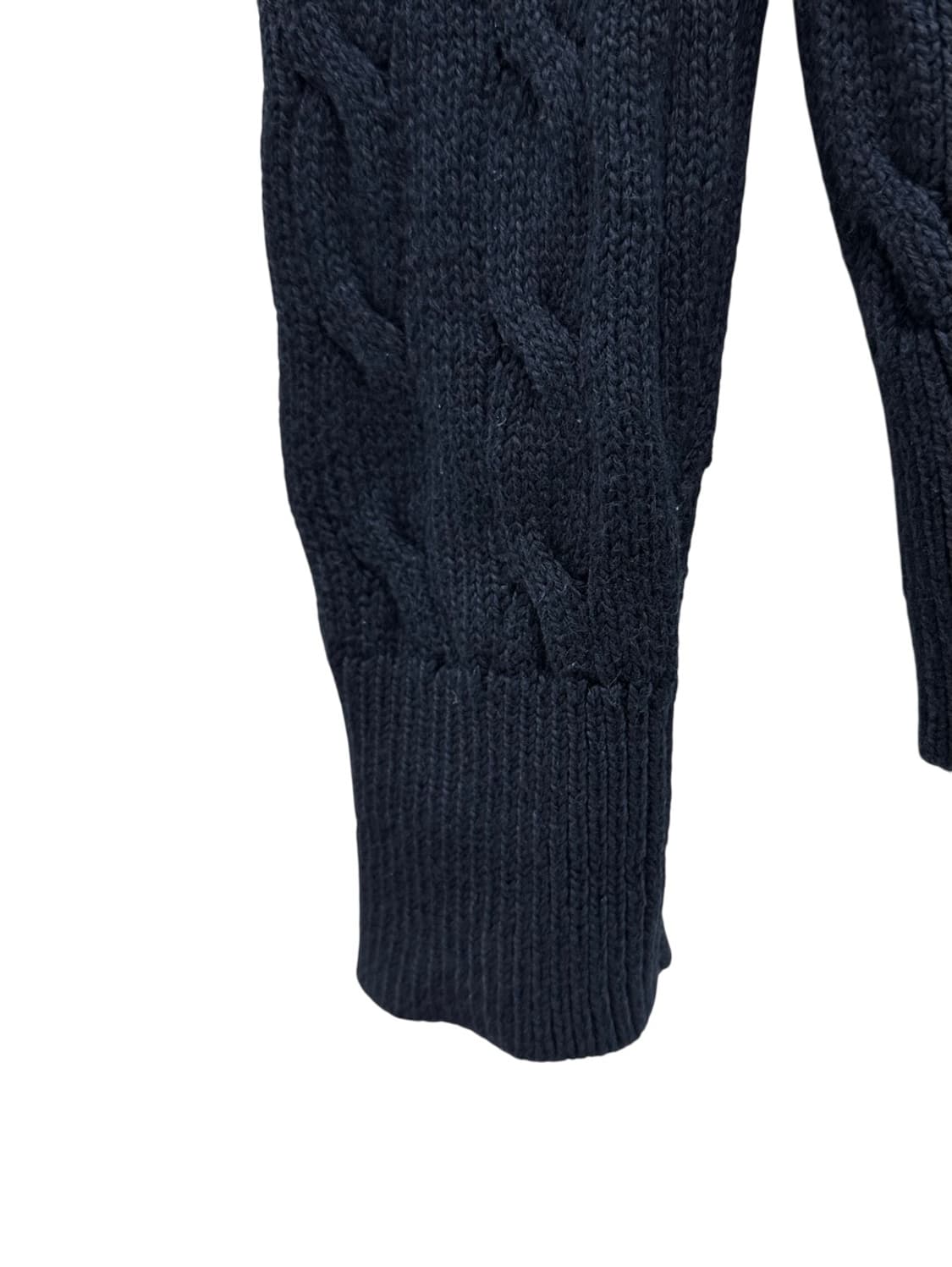 폴로 랄프로렌 폴라넥 꽈배기 케이블 니트 네이비 (XS)  상품이미지4