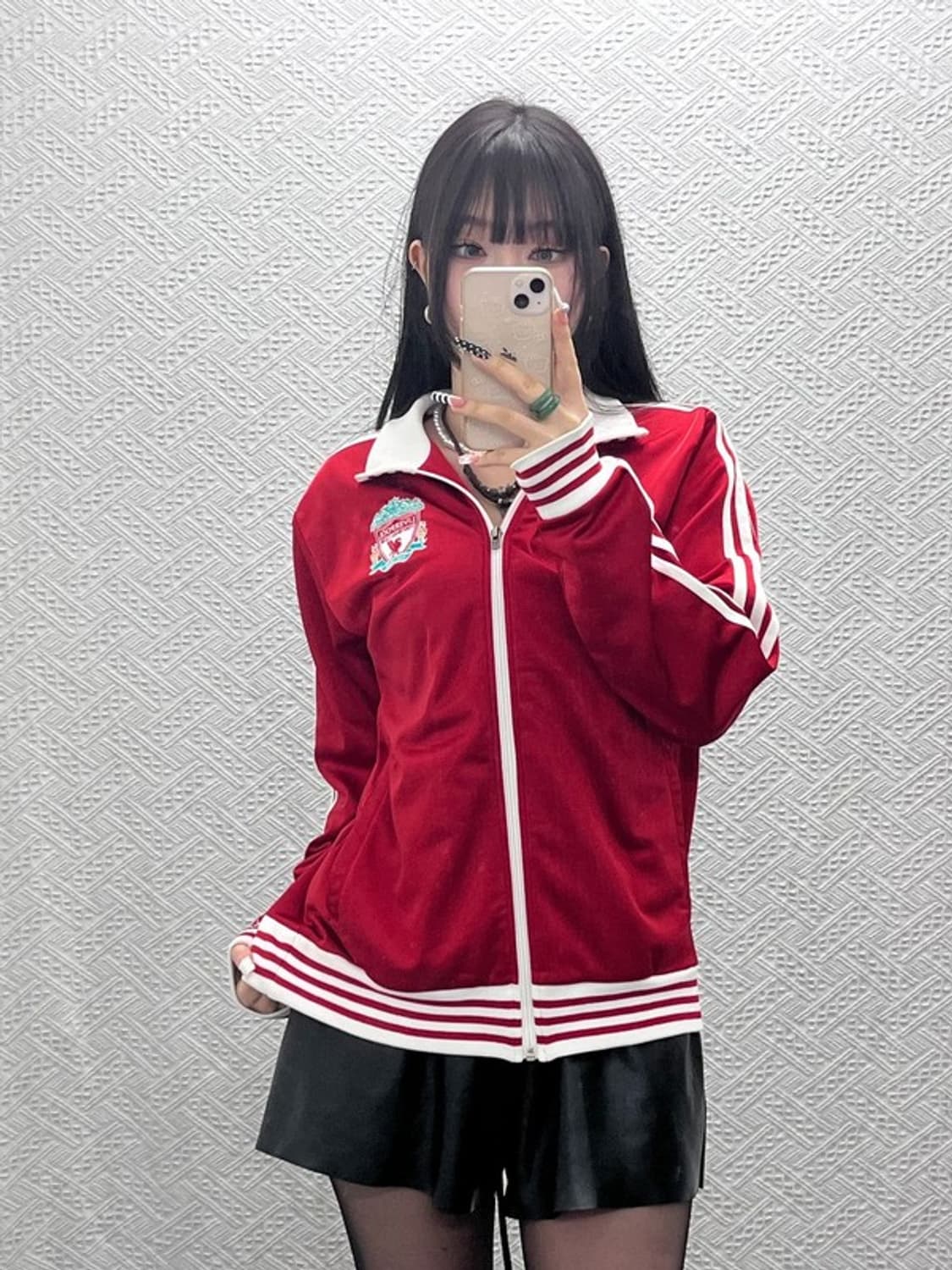 아디다스 희귀 스포티 리버풀 축구 유니폼 져지 집업 L C10250 상품이미지2