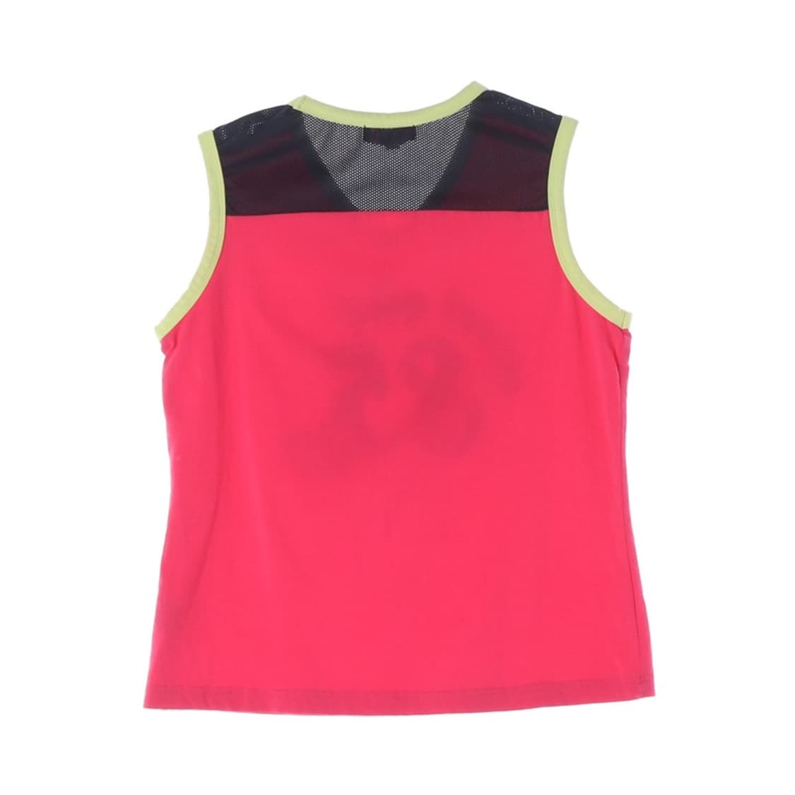 빈티지 핑크 레터링 프린팅 민소매 탑 17 상품이미지2