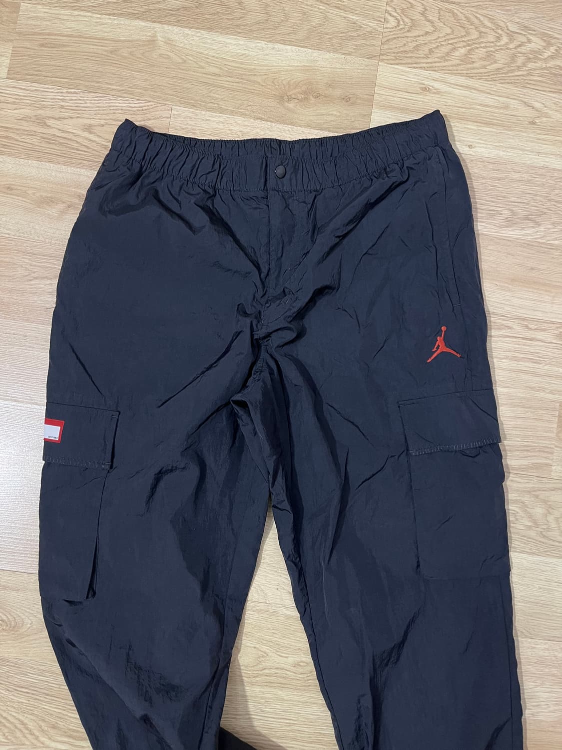 조던 정품 나일론 블랙 카고 조거 팬츠 XL 상품이미지3