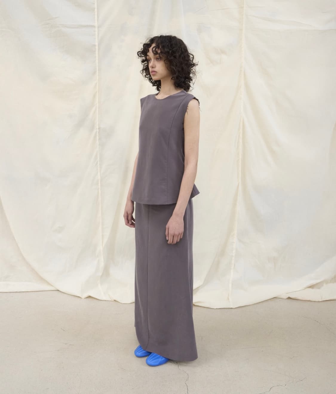 꼰누나쿠에라 브리즈 탑 스커트 셋업 상품이미지1