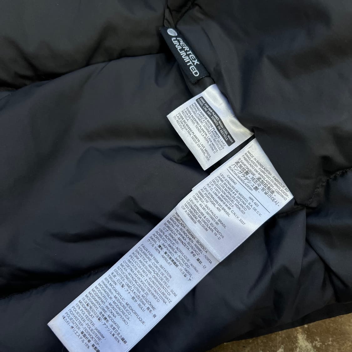 M) 리바이스 덕다운 패딩점퍼 오리털 파카 봄버자켓 아메카지 워크웨어 상품이미지7