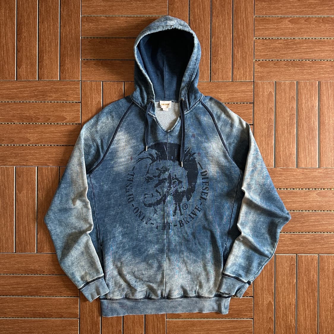 Diesel logo cotton hoodie sweats 상품이미지1