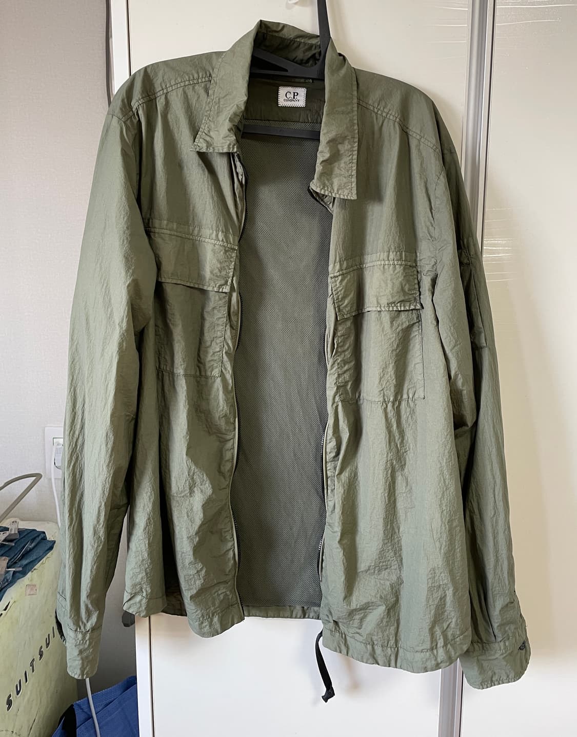 CP컴퍼니 테일론 셔츠 (카키, L사이즈) 상품이미지7