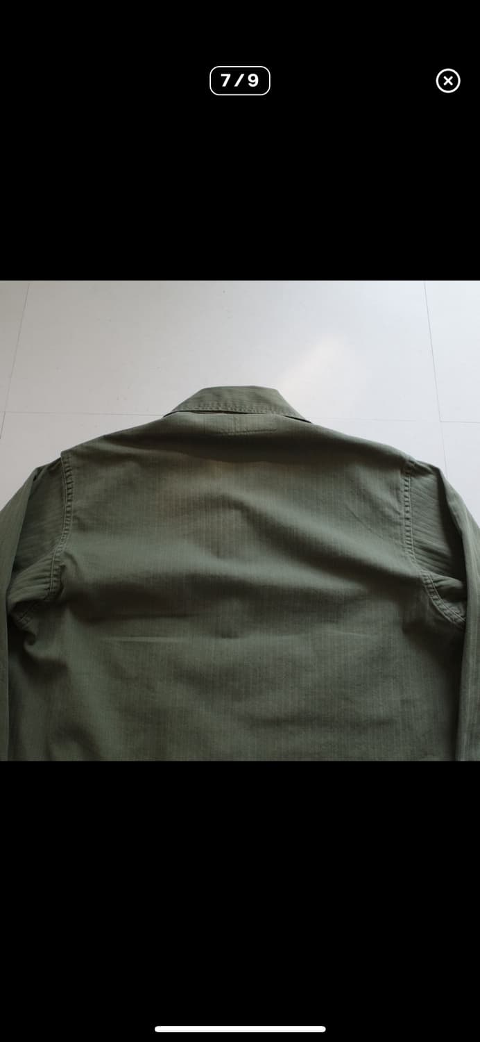 [L] 70s 네덜란드군 HBT 유틸리티 셔츠 상품이미지7