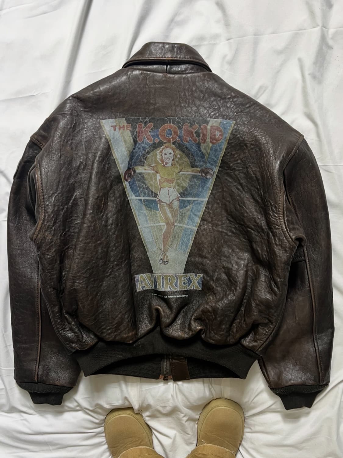 아비렉스 가죽 자켓 상품이미지2