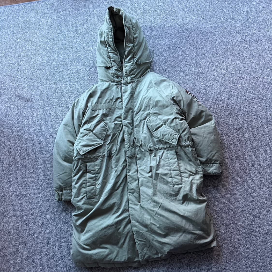 Jeep 덕다운 롱 야상점퍼 상품이미지1