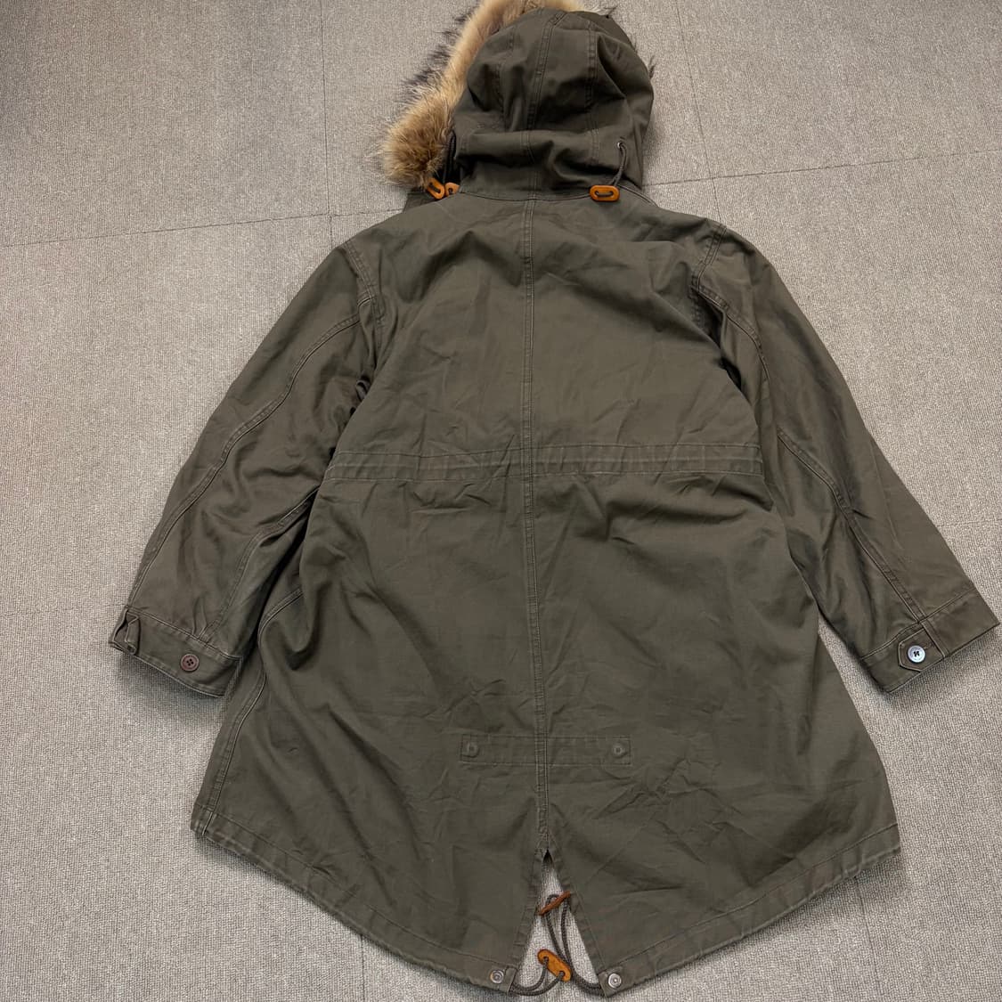 le bac by united bamboo 우먼스 피쉬테일 퍼 야상 점퍼 상품이미지7