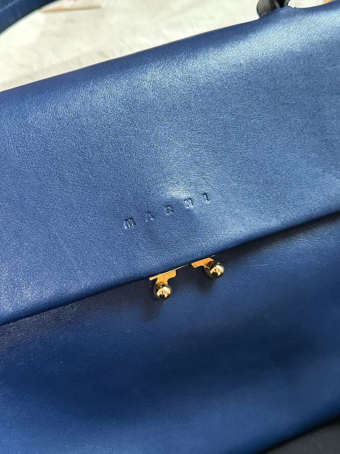 Marni 마르니 투웨이 사첼백 딥블루 상품이미지5