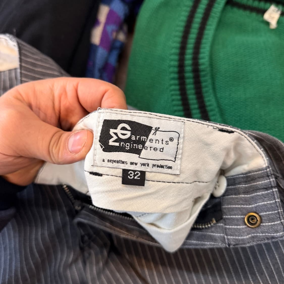 엔지니어드 가먼츠 히코리 카펜터 워크 팬츠 32 33 상품이미지9