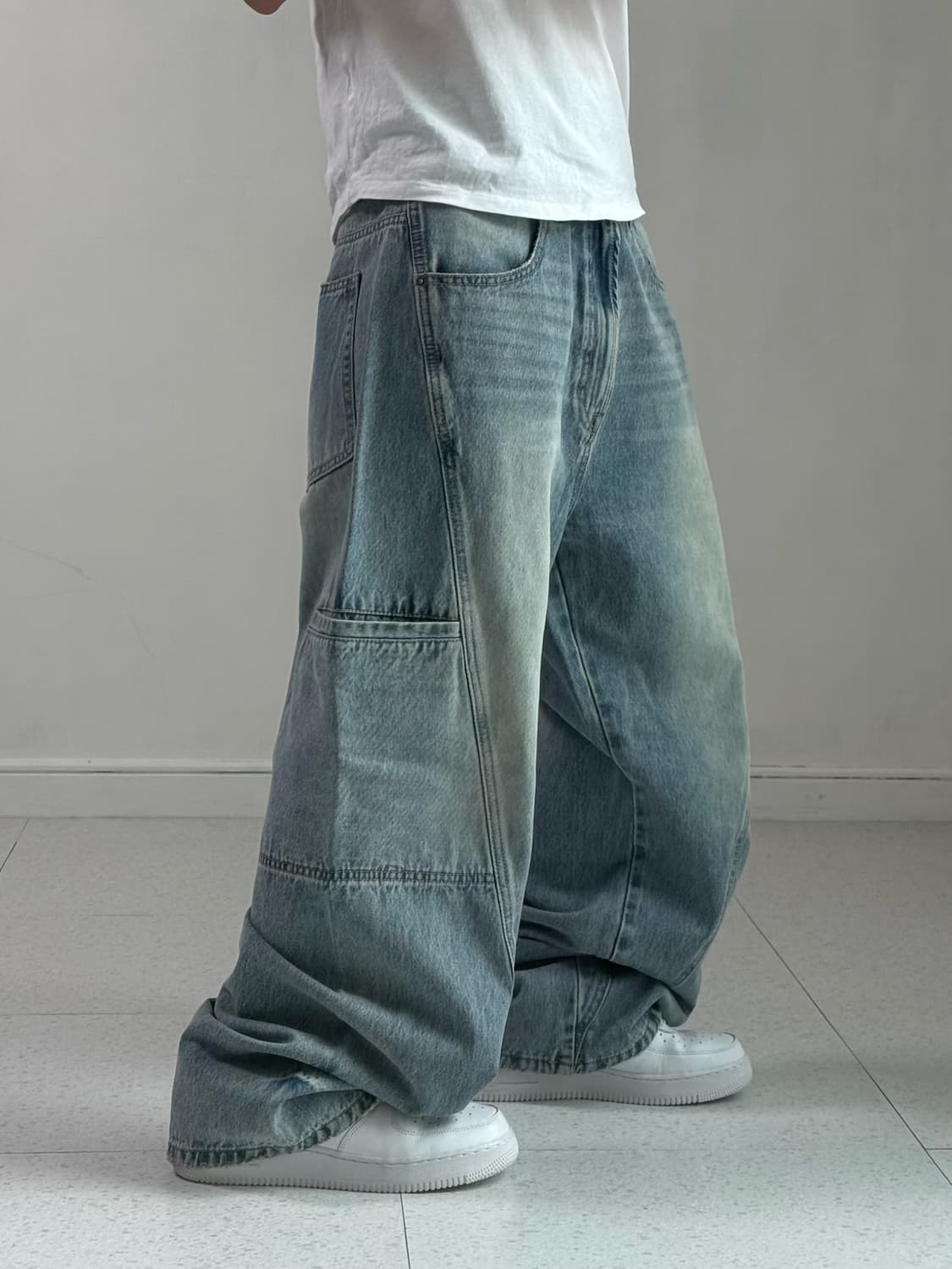 ILCORSO 워싱 포켓 데님팬츠 상품이미지2