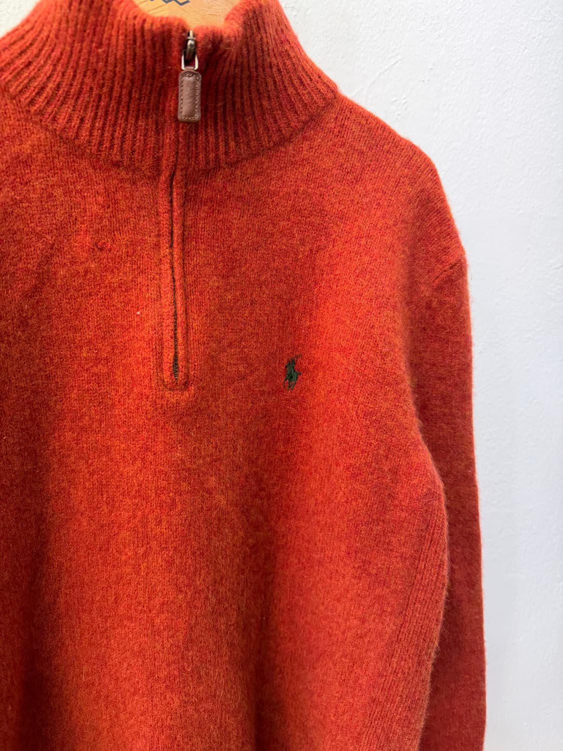 정품) 폴로랄프로렌 여성 하프집업 니트 XL 상품이미지4