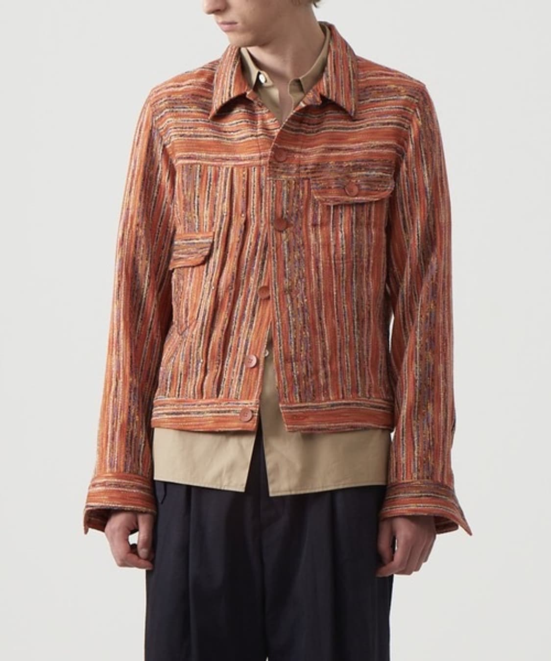 Bed J.W. Ford 22ss 믹스드 트러커 자켓 상품이미지6