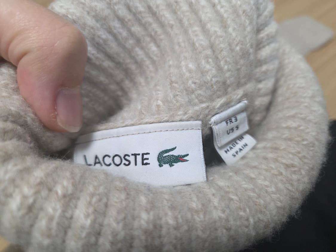 라코스테 케이블 터틀넥 스웨터 니트  상품이미지3