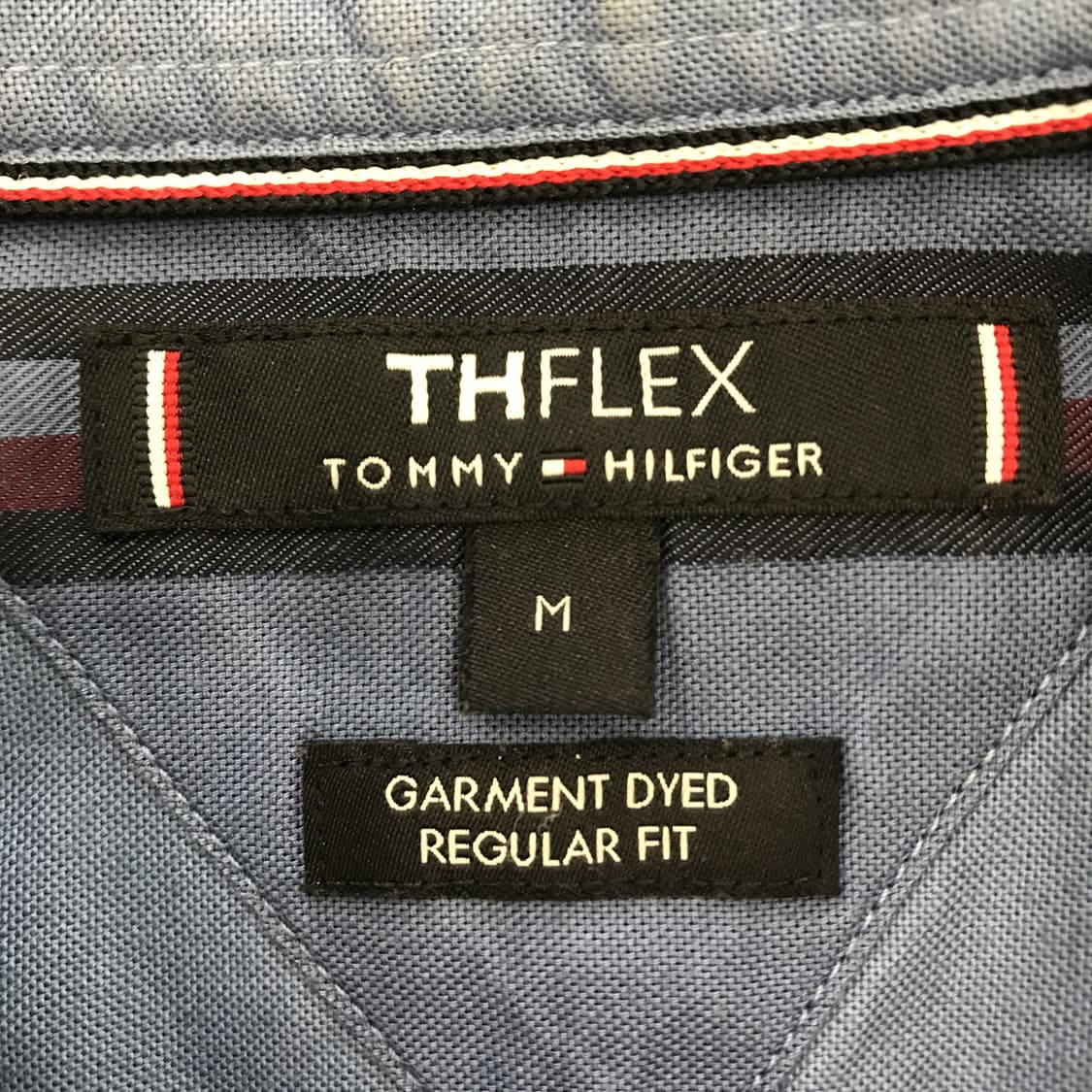 타미힐피거 가먼트다잉 블루셔츠 [M] 상품이미지4